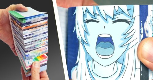 This Amazing Anime Flipbook Is So Long It Should Be Its Own Show