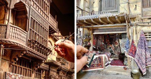 Amazing Detailed Dioramas Look Like Live-in Corners of Urban Environments