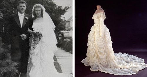 WWII Brides Wore Wedding Dresses Made From Their Fiancé’s Parachutes
