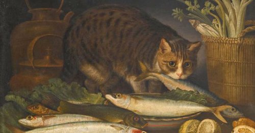 Oil Paintings of Cats Stealing Food Throughout Art History