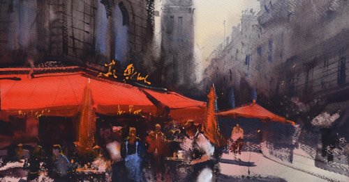 Watercolorist Captures the Essence of Different Cities in Expressive Series of Paintings