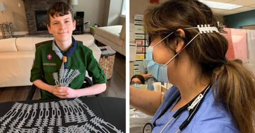 Boy Scout 3D Prints 1,200+ ‘Ear Guards’ to Help Relieve Hospital Workers’ Face Mask Pain