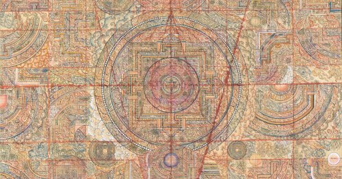 Bhutanese Artist Uses Intricate Geometry To Blend the Past and Present on the Same Canvas