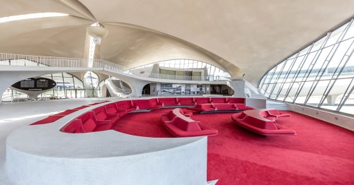 Abandoned Airport Terminal Given New Life as a Retro-Inspired Luxury Hotel