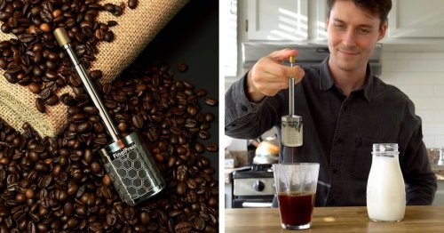 People Are Loving This Ingenious Mini French Press That Brews Coffee Right in Your Cup