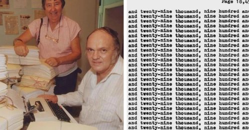 Man Spent 16 Years Manually Typing Every Number From One to One Million on His Typewriter