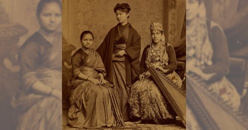 Rare 1885 Photo Captures the First Licensed Women Doctors of India, Japan, and Syria