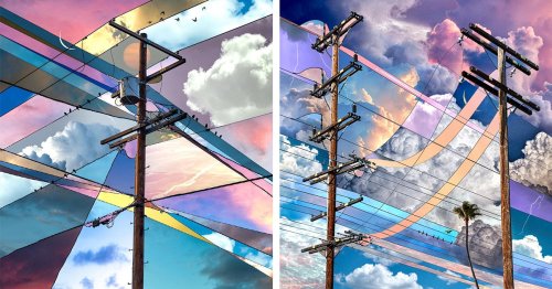 Photographer Fuses the Different Colors of the Sky Into Vibrant Stained Glass-Style Collages