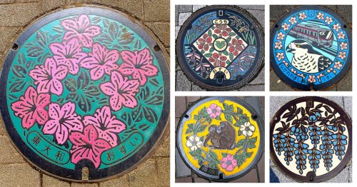 Japan Has the Most Beautifully Designed and Colorful Manhole Covers in the World