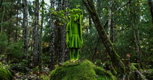 Captivating 'Moss People' Sculptures Take Over Finnish Countryside