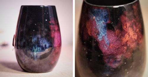 Brilliant Galaxy-Inspired Ceramics Are a Stellar Way to Drink from the Stars