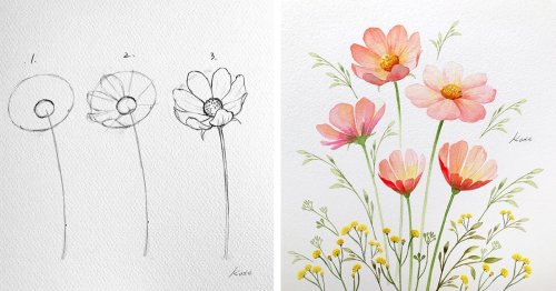 Artist Reveals How to Draw Perfect Flowers in 3 Simple Steps