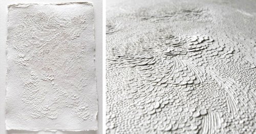 Interview: Artist Meticulously Cuts a Single Sheet of Paper to Reveal Its “Scales”