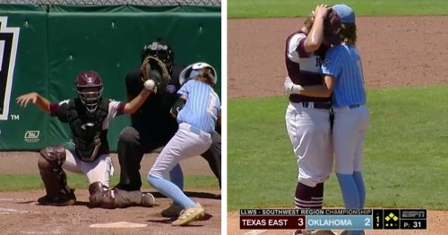 Little League Batter Comforts Upset Pitcher Whose Throw Hit Him in the Head