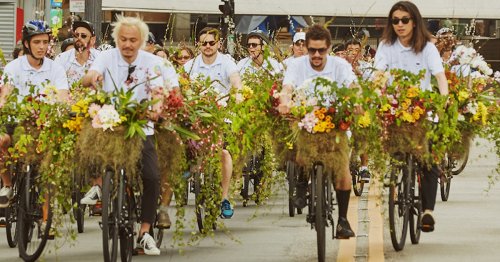 Fleet of Flower Bicycles Take Over the Streets of São Paulo