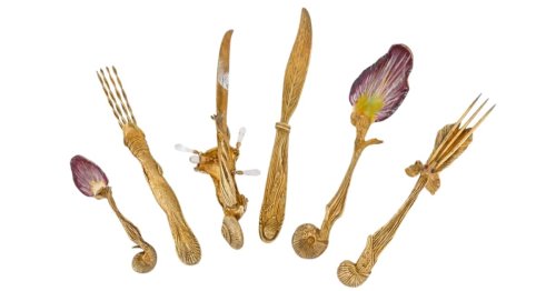 Salvador Dalí Created a Surreal Cutlery Collection Inspired by Nature in 1957