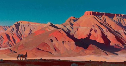 Cinematic Paintings Capture the Tranquil Beauty of a Romanticized American Southwest