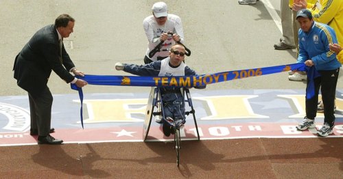 Rick Hoyt, Who Finished 32 Boston Marathons With His Father Pushing His Wheelchair, Has Died at 61