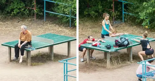 Photographer Spent Five Years Capturing the Surprising Ways His Community Used a Ping-Pong Table