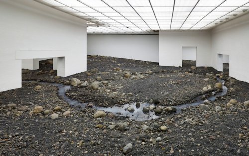 Olafur Eliasson Transforms a Museum Space into a Natural Rugged Terrain