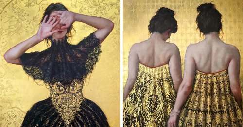 Enchanting Paintings Decorated With Resplendent Gold Details