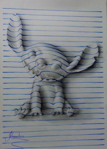Amazing Drawings Appear to Pop off the Page in 3D