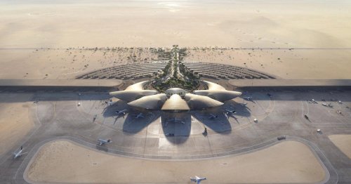 Foster + Partners Is Designing a New Airport Inspired by the Sand Dunes in Saudi Arabia