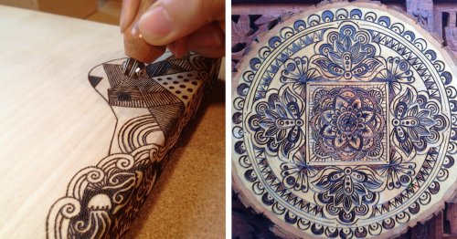 How to Creatively Decorate Wood Using the Ancient Art of Pyrography