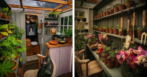 Cozy DIY Potting Shed Looks Like It’s Out of a Fairy Tale
