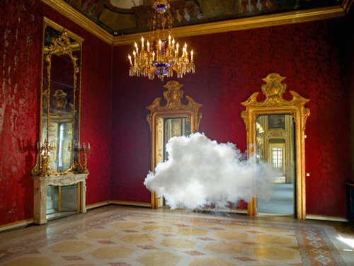 Fantastical Clouds Magically Suspended in Empty Rooms