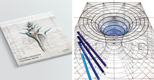 Coloring Book Combines Math and Art in Illustrations of the Golden Ratio Found in Nature