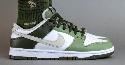 Sneakerheads Are Super Excited About Nike Dunk Low’s “Oil Green” Colorway