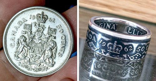 Artisan Transforms Coins Into Unique Rings That Memories You Can Wear