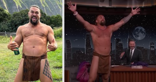 Jason Momoa Makes the Traditional (and Revealing) Hawaiian Malo His New Favorite Piece of Clothing