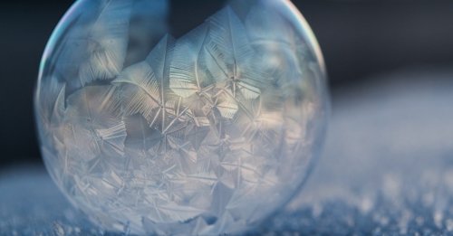 Breathtaking Frozen Bubbles Look Like Elegant Glass Ornaments