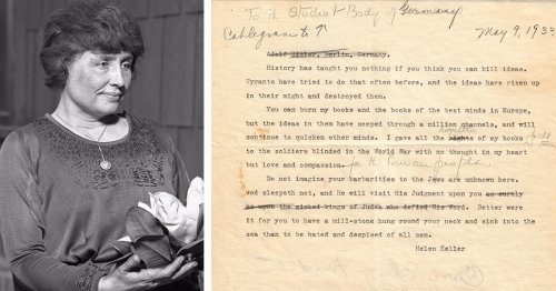 Helen Keller's Letter Written to Book-Burning Nazis Is Being Revisited Today Amidst Book Bans