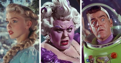 AI Reimagines Your Favorite Disney Characters as Old Hollywood Stars