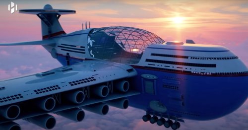 This 5,000-Person Sky Hotel Can Stay Airborne for Years