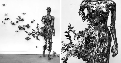 Artist Continues to Create Fractured Sculptures that Eerily Explore Mortality