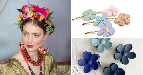 20 Fun Flower Hair Accessories To Celebrate Spring