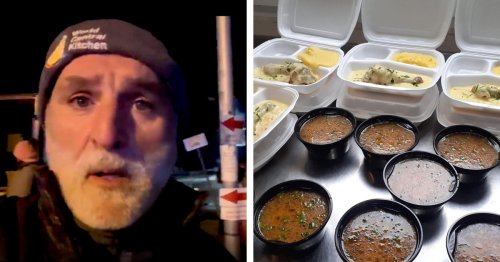 Humanitarian Chef Is on the Ground Providing Ukrainian Refugees With a Warm Meal
