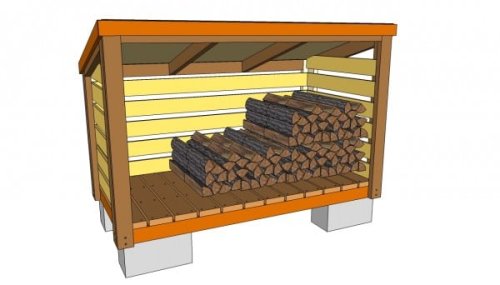 Firewood Shed Plans | MyOutdoorPlans