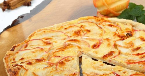 Dessert-Überraschung aus dem Ofen: Süßer Apfel-Flammkuchen mit Zimt
