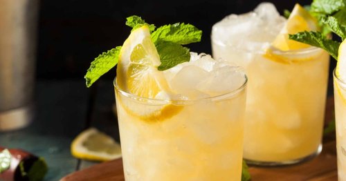 Perfekt für laue Nächte: In diesem Sommer trinken wir Ingwer-Zitrone-Spritz