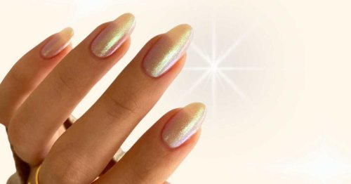 Schlicht und elegant: Die "Vanilla Chrome Nails" sind perfekt für Minimalisten
