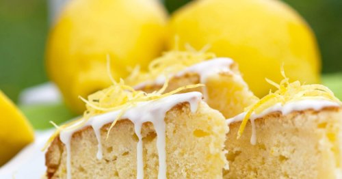 Abnehmen mit Haferflocken: Gesunder Zitronenkuchen