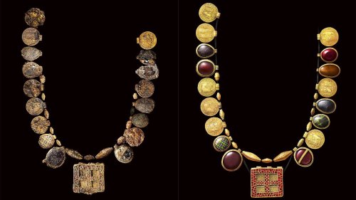 Rund 1300 Jahre alte Goldkette entdeckt