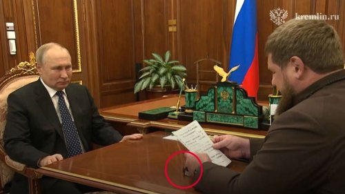 Kadyrow erstattet Putin Bericht - mit Pulsmesser