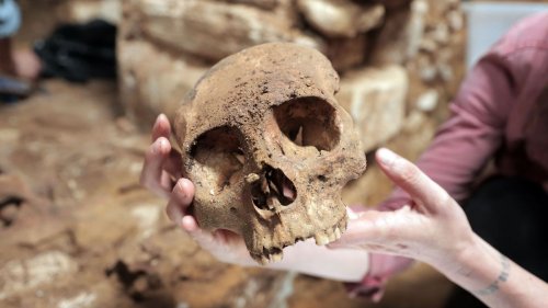 Maya-Grabstätte bei Bauarbeiten entdeckt
