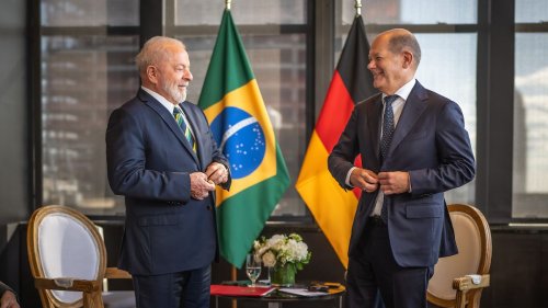 Scholz empfängt Lula da Silva im Kanzleramt
